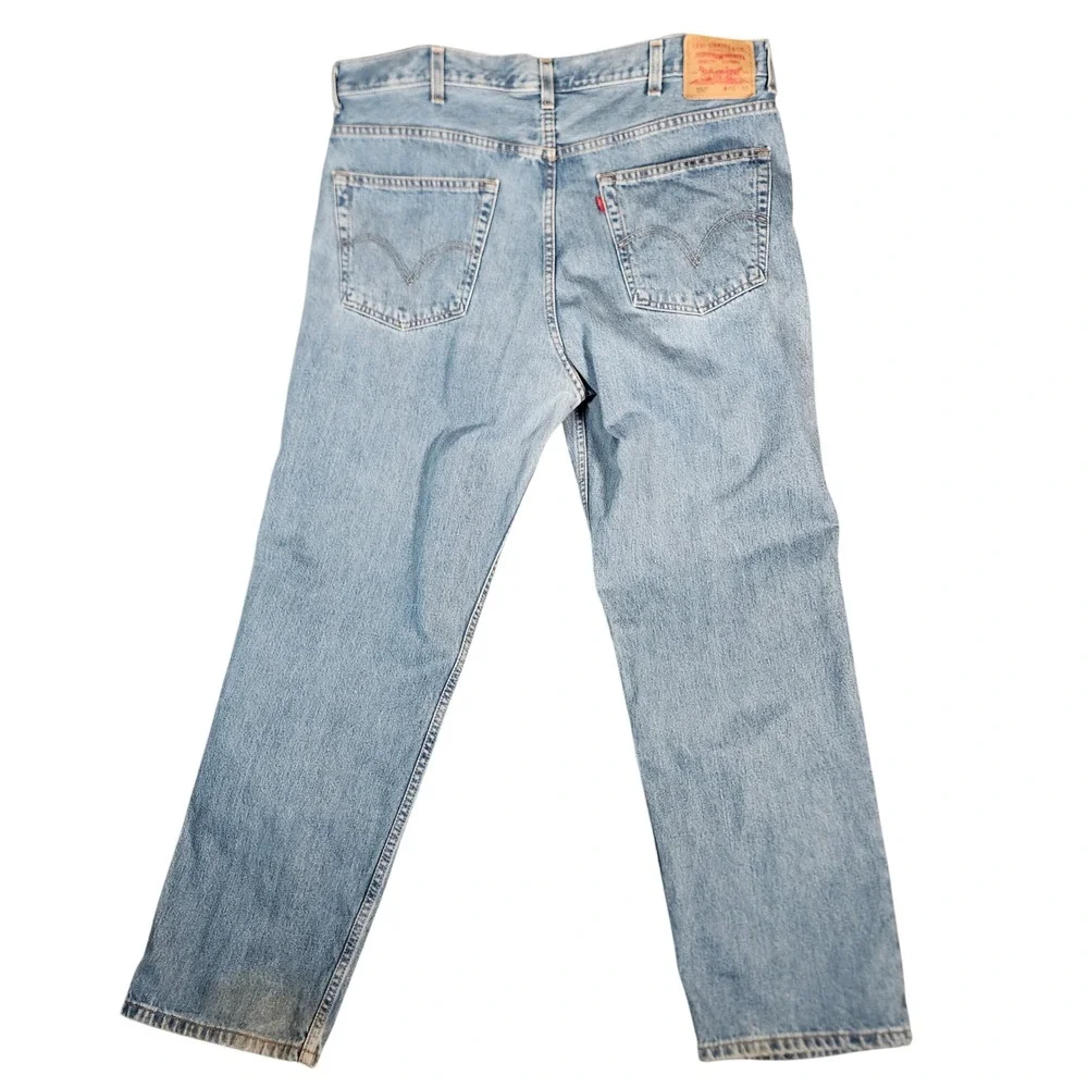 Levi's 550‎ Jeans Men's 40X30 Blue Relaxed Fit Light Wash Denim